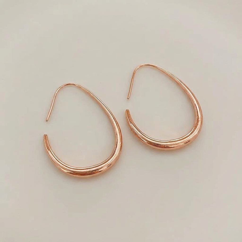 Zoravelle – Waterdrop Hoop Earrings
