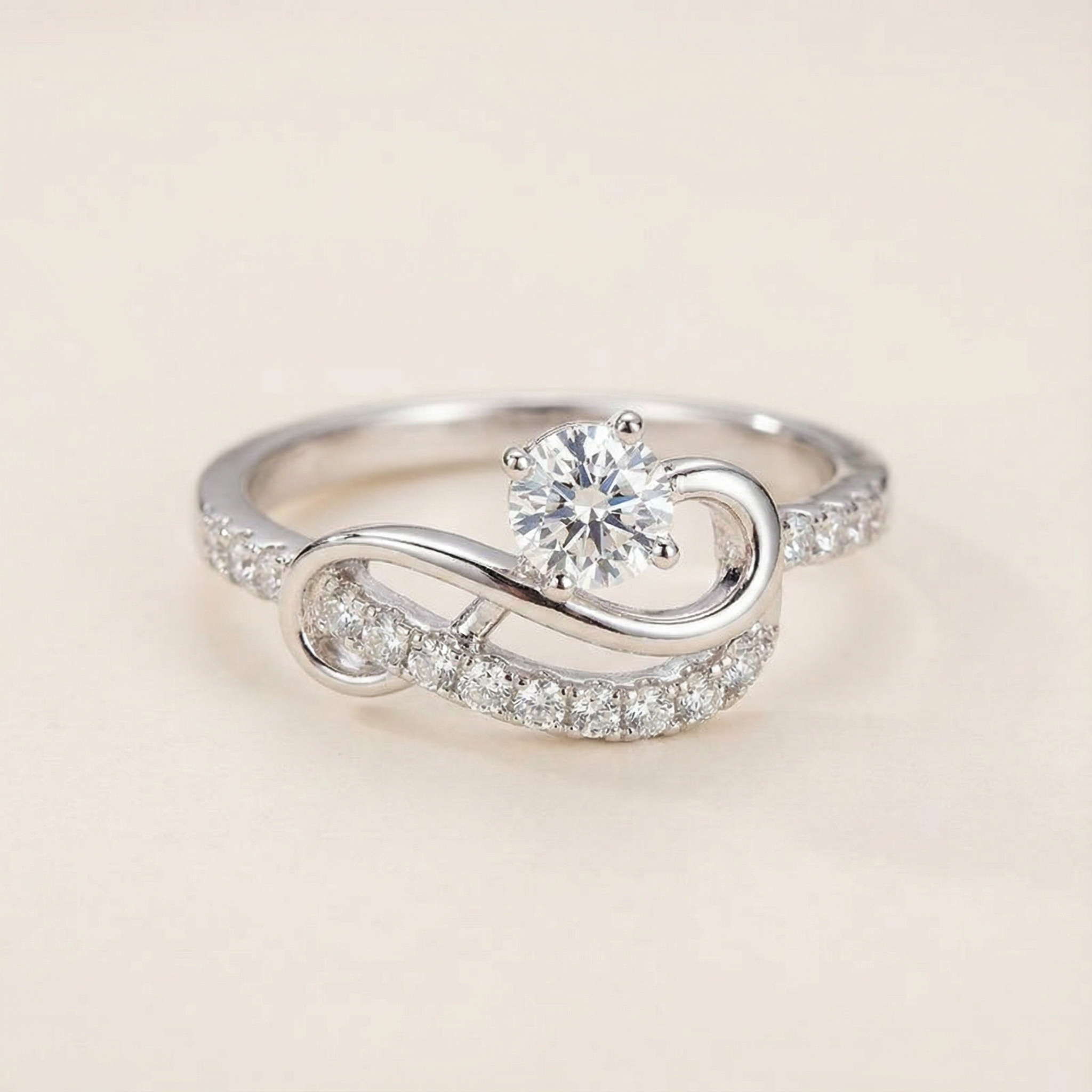 Zoravelle – Infinity Zircon Ring