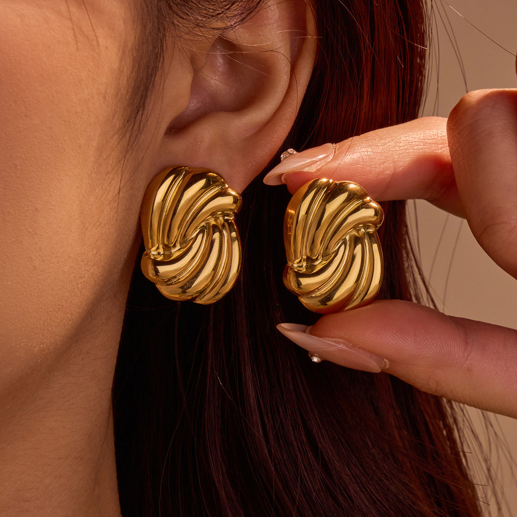 BOUCLES D'OREILLES NŒUD AURELIA