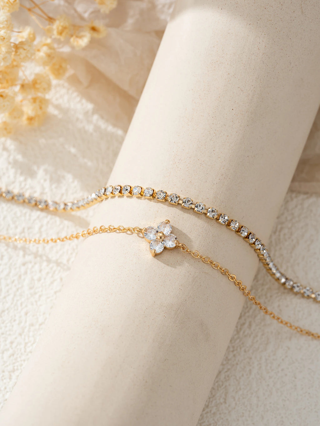 Zoravelle – Set bracciale Flora Zircon