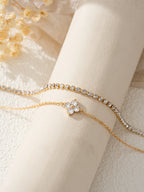 Zoravelle – Set bracciale Flora Zircon