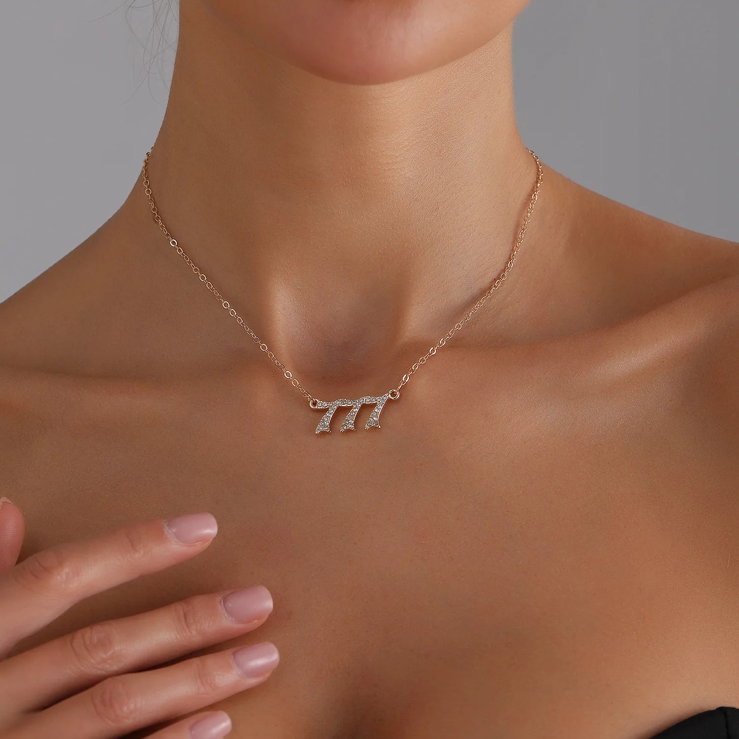 Zoravelle – Angel 777 Pendant Necklace