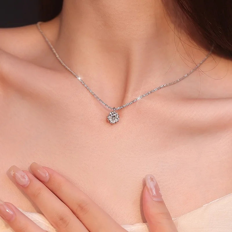 Zoravelle – Andara Zircon Sterling Necklace