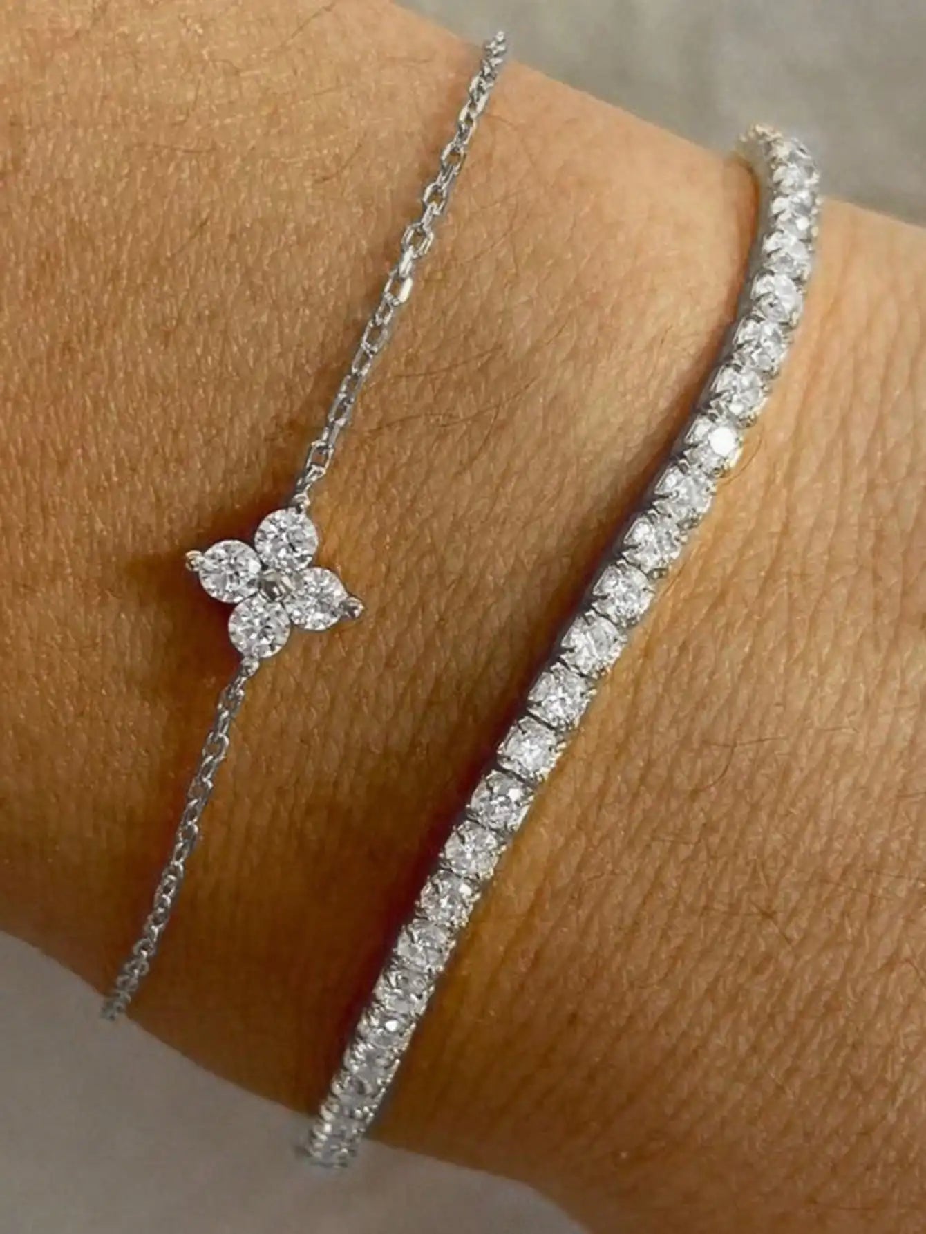 Zoravelle – Set bracciale Flora Zircon