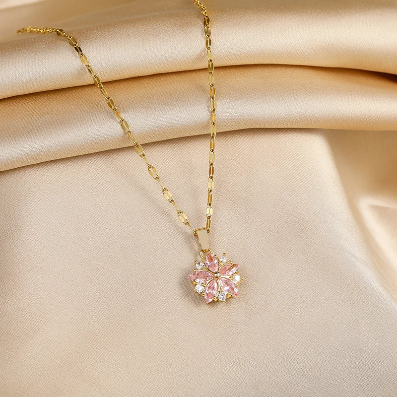 Zoravelle – Sakura Blossom Necklace