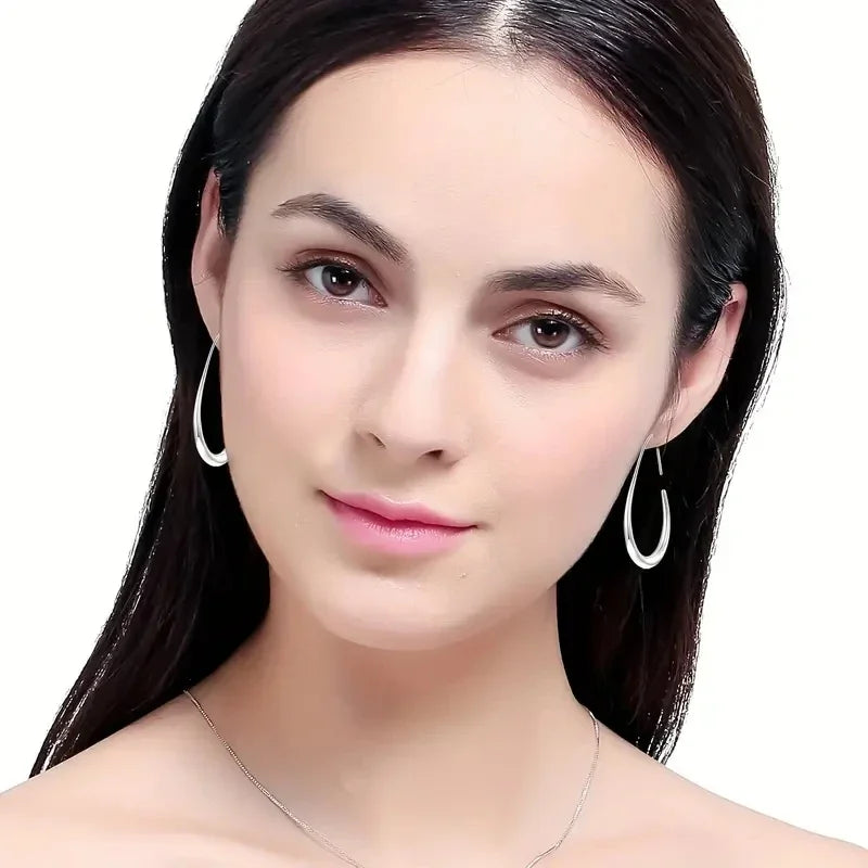 Zoravelle – Waterdrop Hoop Earrings